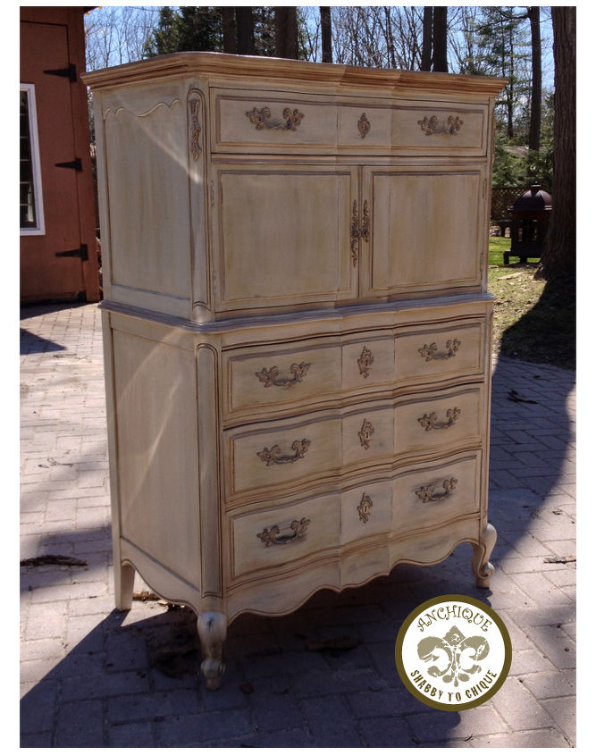 painted furniture, painted furniture, French Provincial Dresser