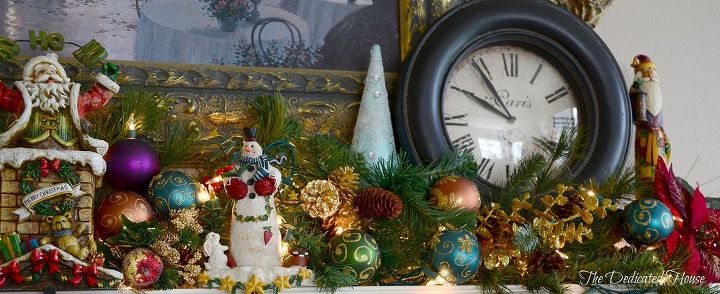 the christmas mantel 2013, home decor, seasonal holiday decor