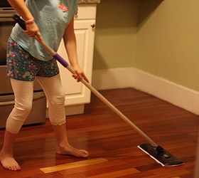 how do you take care of your wood floor, flooring, home maintenance repairs, how to, Use a Swiffer daily to remove dust