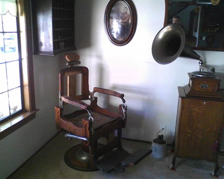 restaurao de cadeira de barbeiro koken