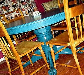 how to glaze painted furniture, painted furniture, claw foot table