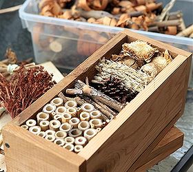 how to build a bug hotel, gardening, woodworking projects