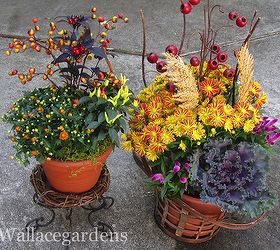 tgif thank god it s fall y all part 2 gardenchat falldecor, container gardening, gardening, seasonal holiday d cor, After a little bit of driveway assembly these containers are ready to be delivered to the client
