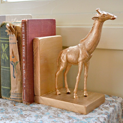 make your own gilded bookends, woodworking projects