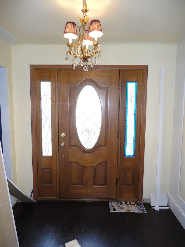 Paint And S Wood Update For My Interior Front Door Hometalk This Is The Before It A Very Nice Door But Was Just