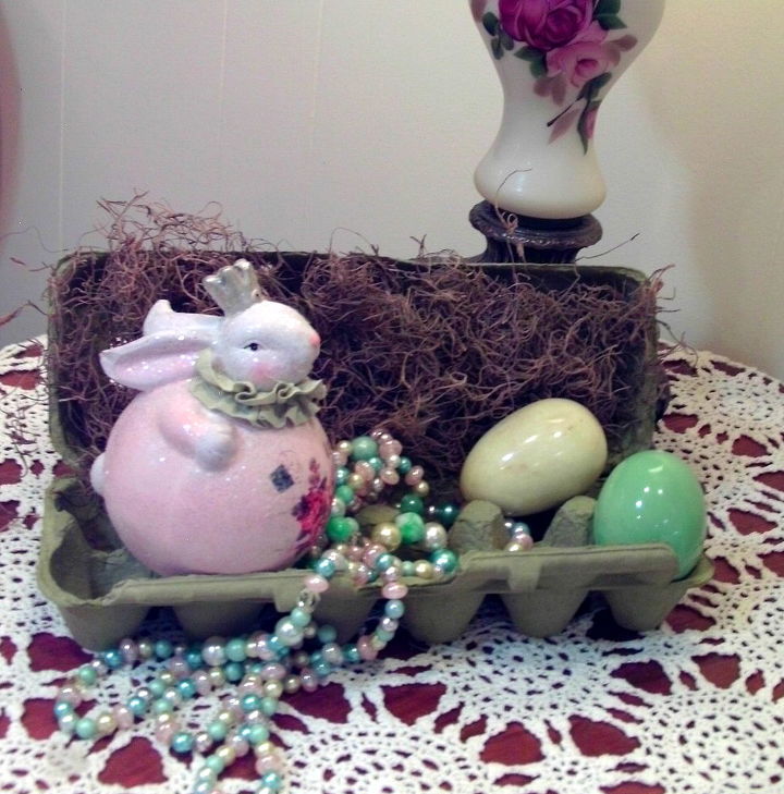 nature themed spring mantle, easter decorations, seasonal holiday d cor, I put a few touches on the side tables