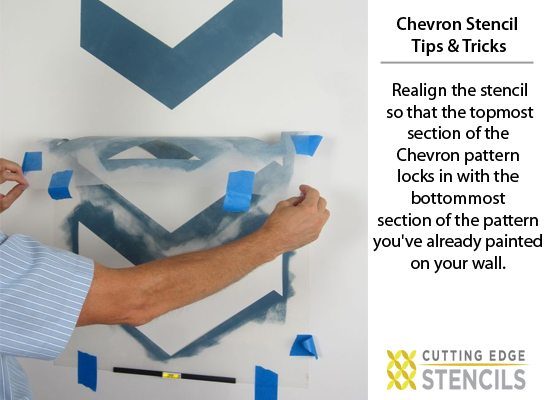 video tutorial tips tricks for using the chevron stencil, paint colors, painting, wall decor