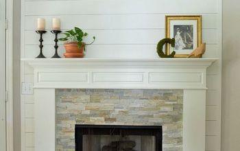 Fireplace Makeover Reveal