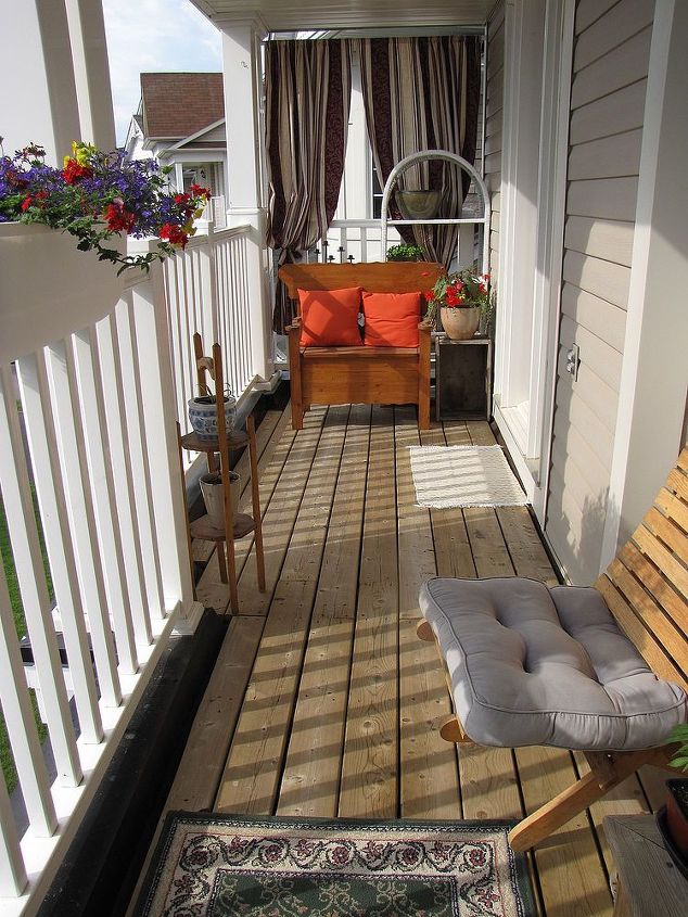 balcony makeover, curb appeal, decks, outdoor living