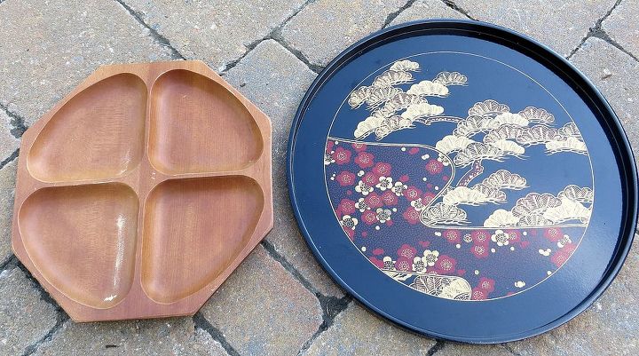 vintage finds for a future booth, Trays from the 60 s or 70 s