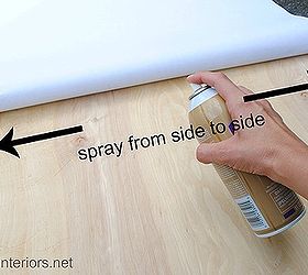 travel subway art sign, crafts, decoupage, wall decor, Technique for adding spray glue thin even strokes