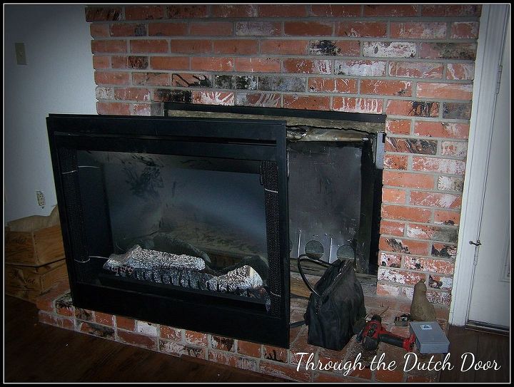 my diy fireplace insert, diy, electrical, fireplaces mantels, how to