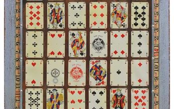 Vintage Playing Cards Original Wall Art