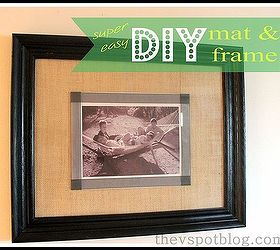 An easy DIY mat and frame project for your photos. Hometalk