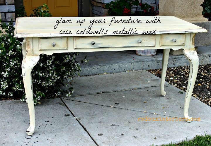 free french table goes glam, painted furniture