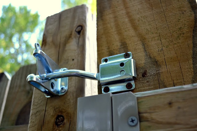 install a gate latch, fences, home security, gate latch