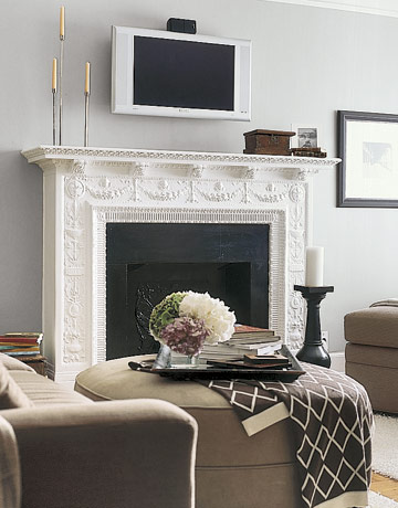 whats your decorating style more modern more traditional find a balance of what, fireplaces mantels, home decor, living room ideas, Traditional fireplace decor mixed with modern furnishings