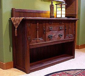 an envisioned walnut sideboard, kitchen cabinets, painted furniture, woodworking projects, A walnut sideboard for the library