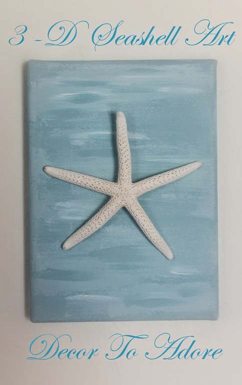 quick and easy 3d seashell art, crafts, home decor, wall decor