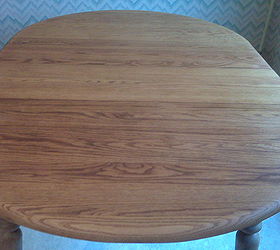 kitchen table refinishing, painted furniture, woodworking projects, Stained