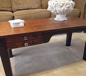 My Coffee Table From Old Desk Hometalk