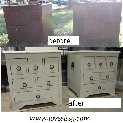 the awesomeness of white paint, painted furniture