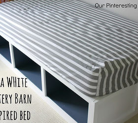 pb inspired storage day bed, bedroom ideas, painted furniture