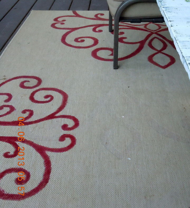 actualizacion del arreglo rapido de mi alfombra de exterior