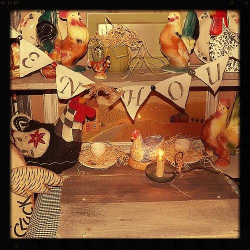 a summer dining tour and a peek at my henhouse, home decor, This is the hen house full of hens and roosters