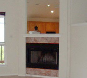 fireplace remodel, diy, fireplaces mantels, home decor, home improvement, Our fireplace before