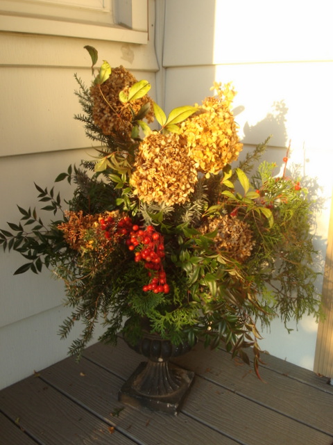 christmas on our front porch, flowers, gardening, outdoor living, porches