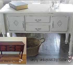 a sideboard makeover, painted furniture