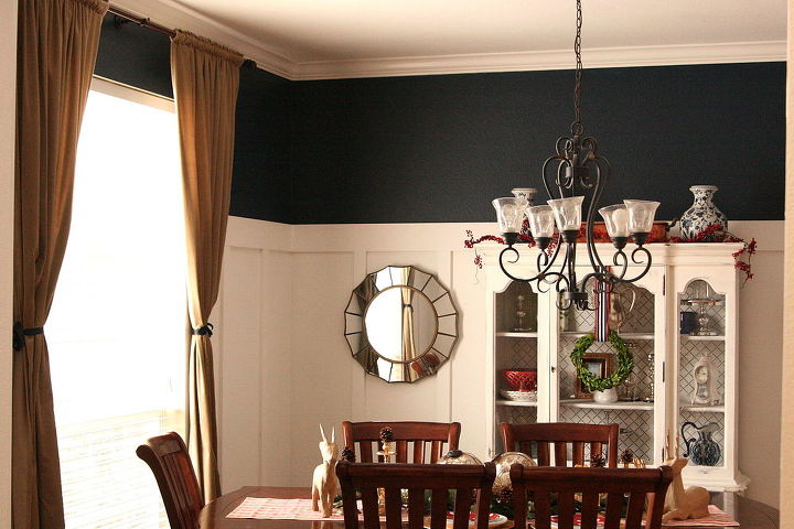 navy and white dining room reveal, dining room ideas, home decor