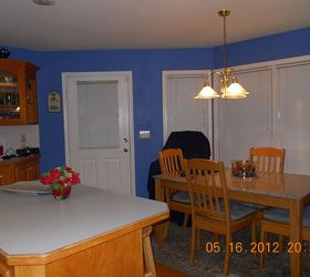 updated my kitchen removed old wallpaper, home decor, kitchen design, painting, about done need to get new valances
