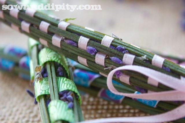 how to make lavender wands, cleaning tips, crafts, Make lavender wands for scenting drawers and linens