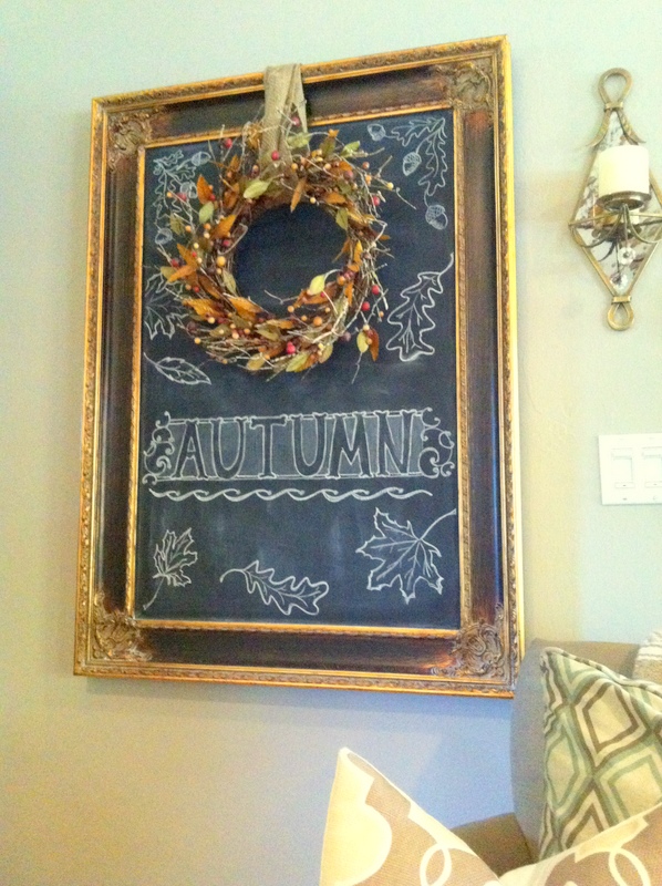 autumn chalk art, crafts, seasonal holiday decor