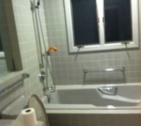 q bathroom tile question, bathroom ideas, home improvement, tiling