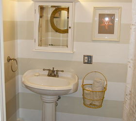 preppy striped bathroom photos, bathroom ideas, home decor, painting