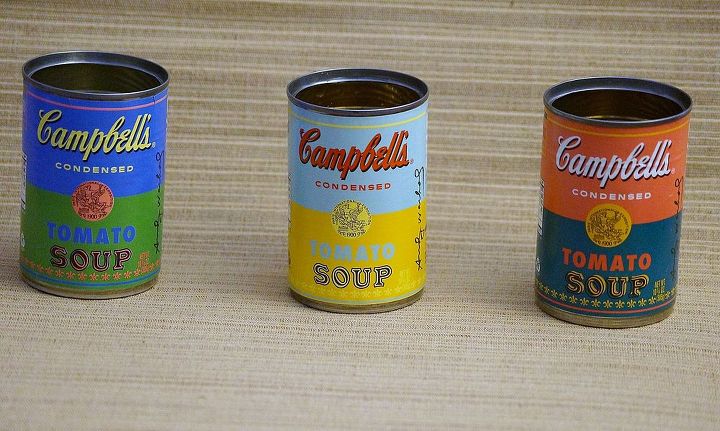 plantadores de latas de sopa