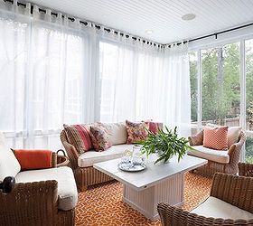 sprucing up a sun porch, home decor, outdoor living