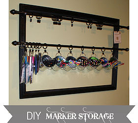 studio craft room organization using pallets and other budget friendly solutions, craft rooms, organizing, pallet, storage ideas, DIY marker storage