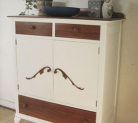 the dreaded purple dresser makeover more or less wood, painted furniture, woodworking projects