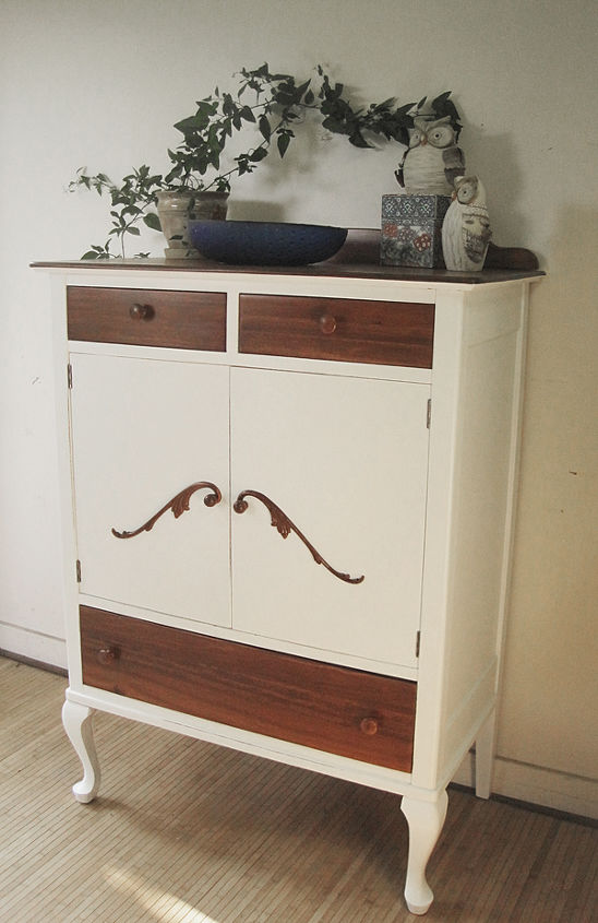 the dreaded purple dresser makeover more or less wood, painted furniture, woodworking projects