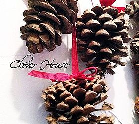 picture frame pine cone wreath, crafts, repurposing upcycling, seasonal holiday decor, wreaths, Only one new pine cone in the whole thing see our blog to find out which one it is