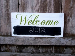 welcome anyone and anything chalkboard sign, chalkboard paint, crafts, home decor, painting, I first did this project in 2012 but with that chalkboard paint you can celebrate any year any holiday or anyone with the swipe of a eraser