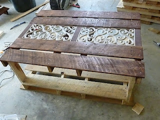 pallet coffee table, outdoor furniture, painted furniture, pallet