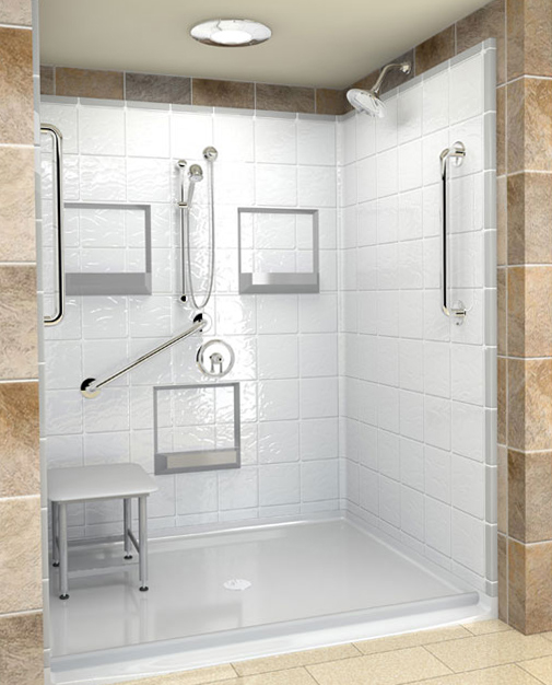remodeling tips to make your bathroom safer, bathroom ideas, home decor, home improvement, Walk in showers are great for accessibility
