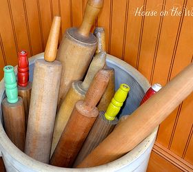 rolling pin collection, home decor