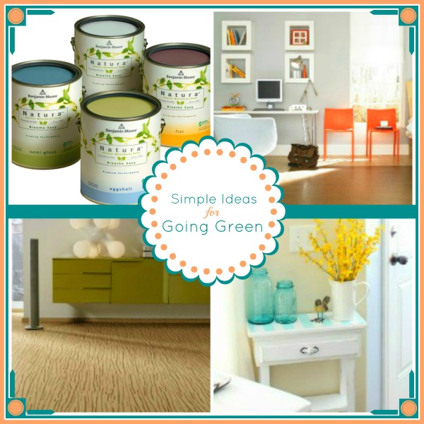 simple ideas for going green, go green, painted furniture