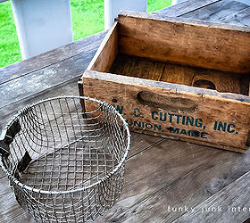 coffee pod storage with a crate and a deep fryer basket, cleaning tips, kitchen design, repurposing upcycling, Seriously this is the most productive little coffee station I ve had yet And all it took was a crate and a deep fryer basket to pull off